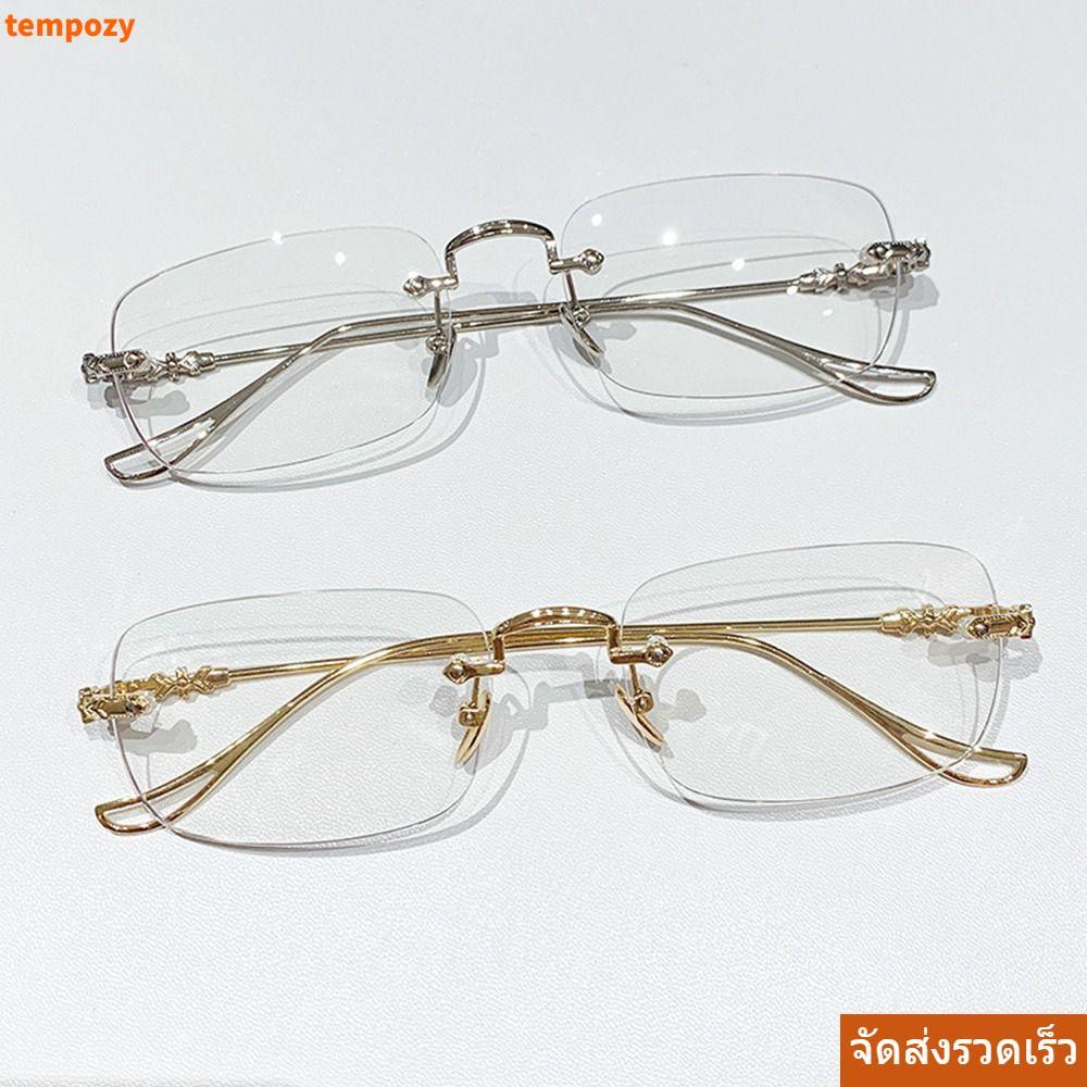 จัดส่งรวดเร็วTEMPOZY แว่นตาสแควร์, PC Blue Blocking Anti-Blue Light แว่นตาอ่านหนังสือ, สบาย Ultralight Eye Protection สายตายาวแว่นตาผู้ชายผู้หญิง