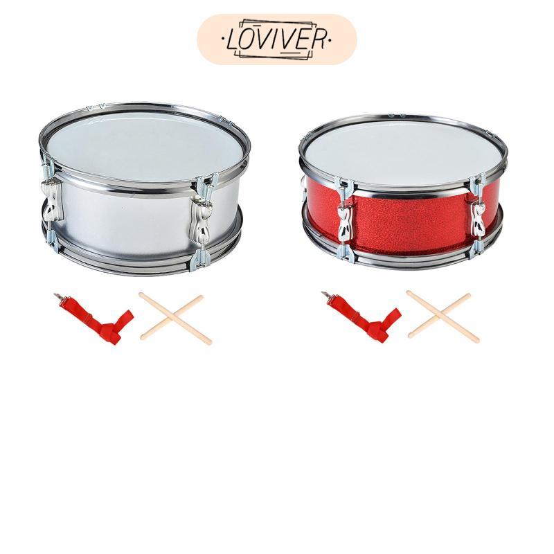 Professional 11 "กลองเครื่องเพอร์คัชชันพร้อมสายคล้องไหล่เครื่องดนตรีเพลงกลองสําหรับเด็กผู้หญิงและ