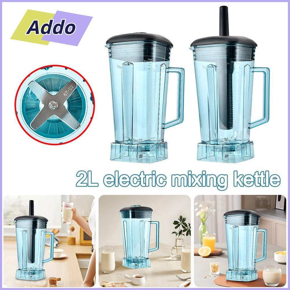 ADDO.PH Mixer Container, BPA-free ทนทาน Blender Pitcher, 2L Universal Blender Cup Blender Blender อะ