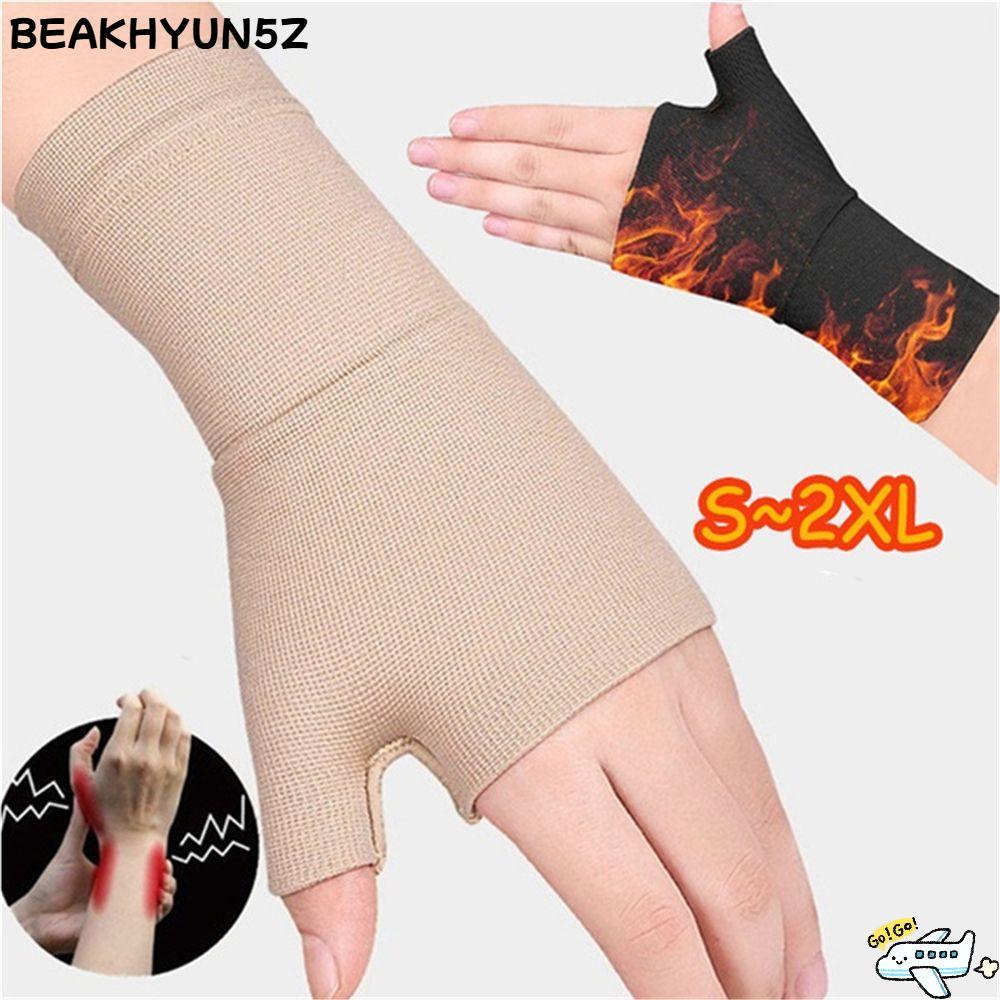 BEAKHYUN5Z สายรัดข้อมือความเมื่อยล้า Tendonitis ข้อมือถุงมือพยุงนิ้วหัวแม่มือปวดข้อการบีบอัดถุงอักเสบ