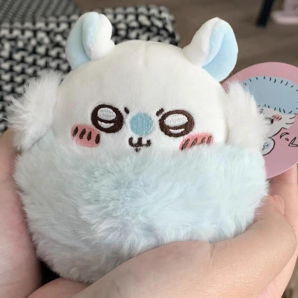 Chikawa chikawa Ball Holding Flying Squirrel Hug Group กระรอกบินการ์ตูนตุ๊กตาตุ๊กตาน่ารักกระเป๋าจี้อุปกรณ์เสริม