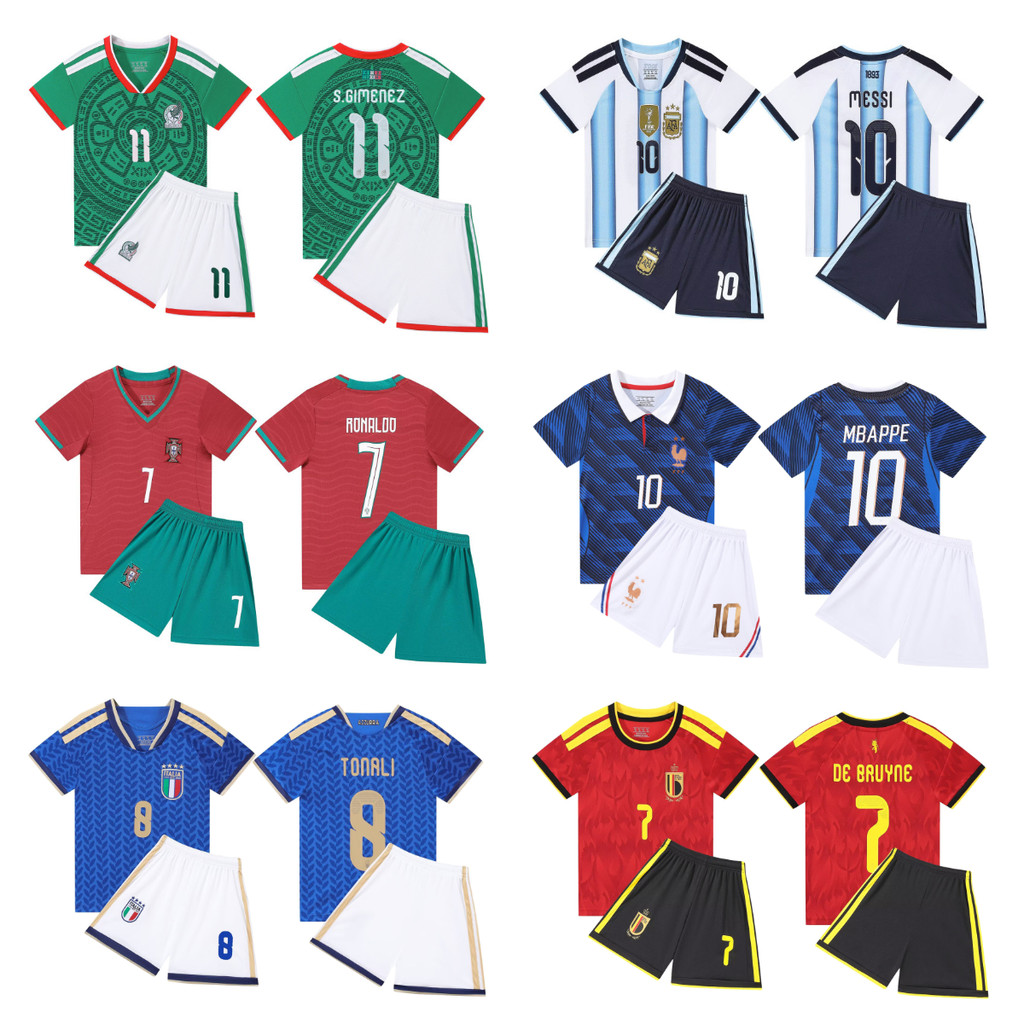 26-27 เสื้อฟุตบอลนักเรียนชั้นประถมศึกษา C Roh No. 7 Nemal 10 jersey เสื้อเด็กชุดเสื้อฟุตบอล