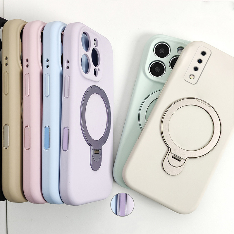 PBZZ สําหรับ SAMSUNG A7 2018 A50 A70 A50S A30S เคสโทรศัพท์ความวิตกกังวล Softcase ซิลิโคนกันกระแทกใหม่ออกแบบความงามพร้อมผู้ถือสีชมพูสําหรับสาว YTFXZJ1