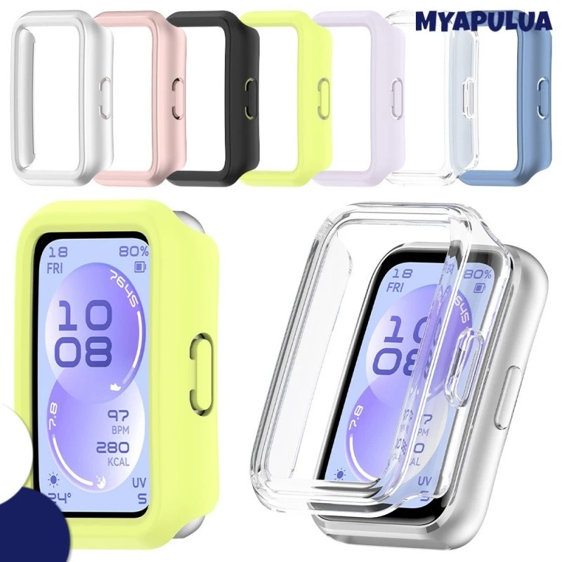 กรณีคอมพิวเตอร์แข็ง for Huawei Band 11 11 Pro /Huawei Band 10 9 8 NFC อุปกรณ์ป้องกันหน้าจอรูฝาครอบกันชนอุปกรณ์เสริม