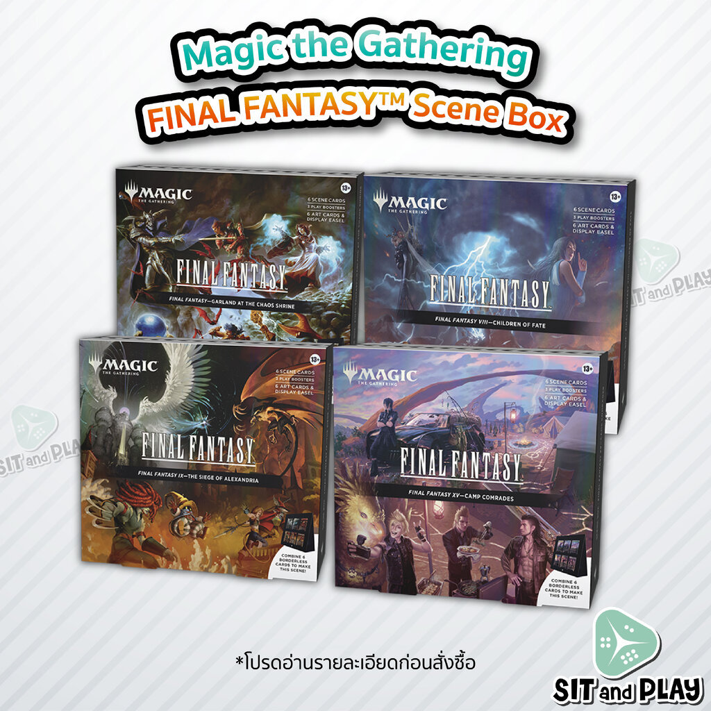 MTG - Final Fantasy - Scene Box ภาษาอังกฤษ การ์ดเกมเมจิค Magic the Gathering