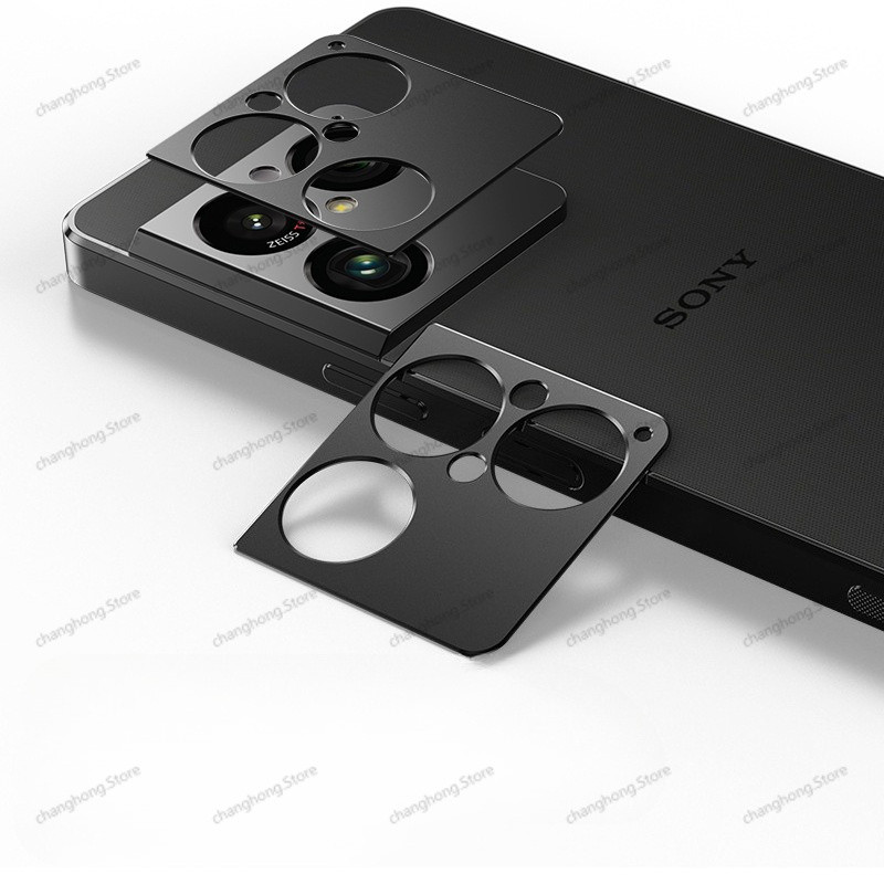 อลูมิเนียมโลหะป้องกันกล้องสําหรับ Sony Xperia 1 VIII 5G Hollow เลนส์ป้องกันหน้าจอสําหรับ SONY Xperia1-VIII เลนส์แหวนฟิล์มฝาครอบ