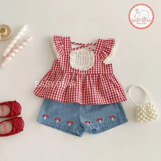 ใหม่ ชุดเด็กหญิงแฟชั่น ชุดเซ็ตเด็กหญิงน่ารัก Summer Collection สไตล์เกาหลีมินิมอล