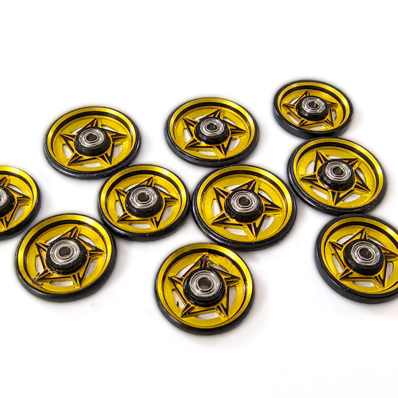 [R Model] tamiya tamiya ขับเคลื่อนสี่ล้อขนาดเล็ก 15464 Anode Dyeing 15437CNC Guide Wheel Rollers1542