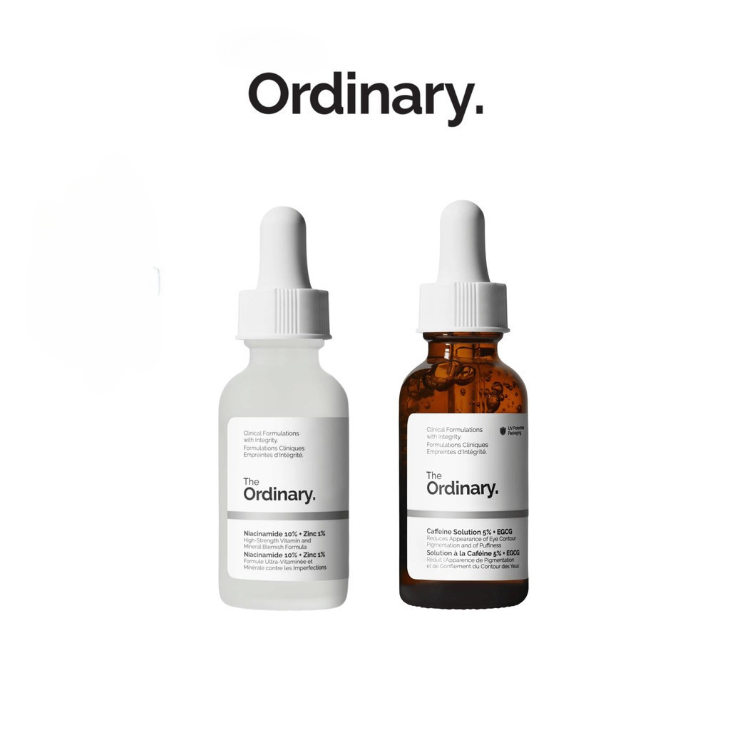 Ordinary Caffeine Solution 5% + EGCG and Niacinamide 10% + Zinc 1%