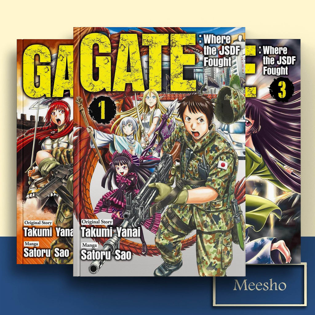 GATE: Where the JSDF Rought: GATE Jieitai Kanochite แบบแข็ง Tatakaeri, Vol. 1-23 ( มังงะ การ์ตูน ) โ