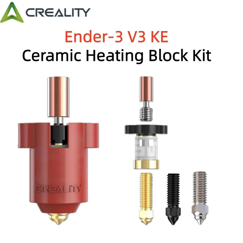 HB ﻿ Creality Ender 3 V3 KE Hotend Kit 300°C เซรามิคความร้อนบล็อกหัวฉีด 60W การนําไฟฟ้าความร้อนสูงสํ