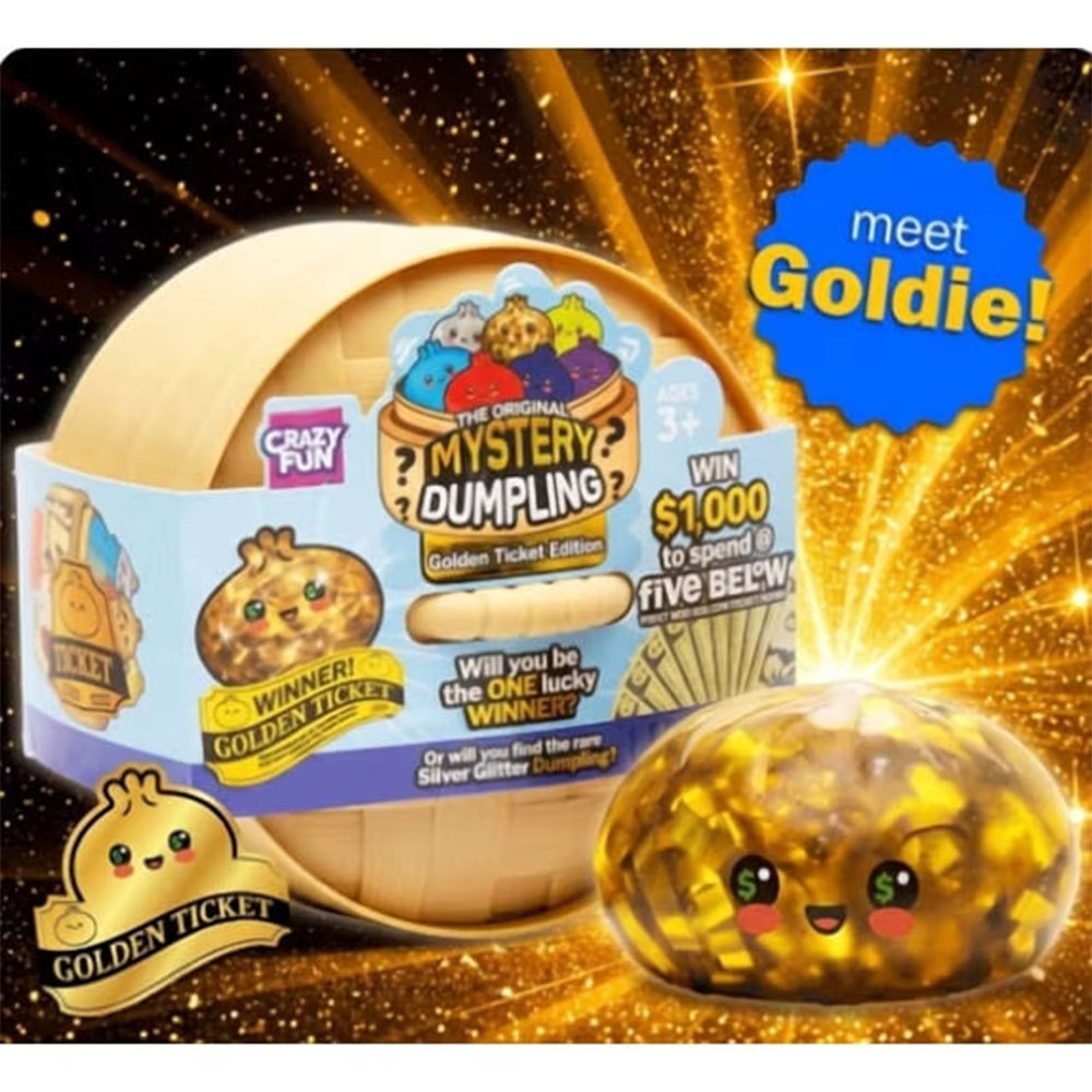 GOLDEN TiCKET Dumpling Stress Relief Ball Golden Starlight Chase Version Squishy Stress Relief and Anxiety Relief Toy