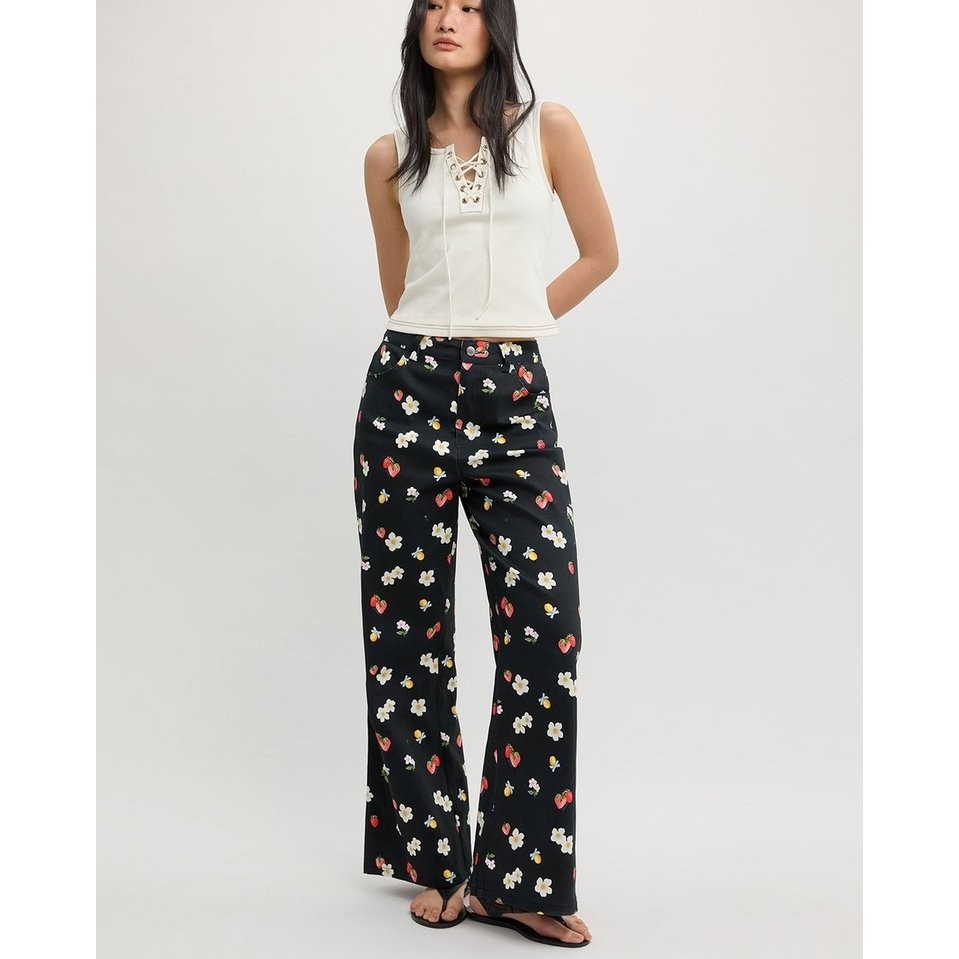 [Pomelo] กางเกงยีนส์ขากว้าง / Wide Leg Jeans