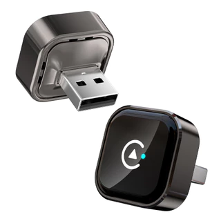 อะแดปเตอร์ CarPlay ไร้สาย 2 in 1 USB/Type-C รถ Dongle, Mini CarPlay Box Plug and Play, สําหรับ