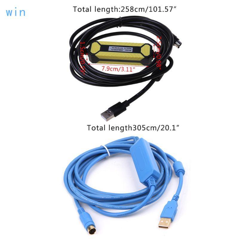 Win สายการเขียนโปรแกรม USB-SC09-FX สําหรับสายการสื่อสาร PLC FX Series