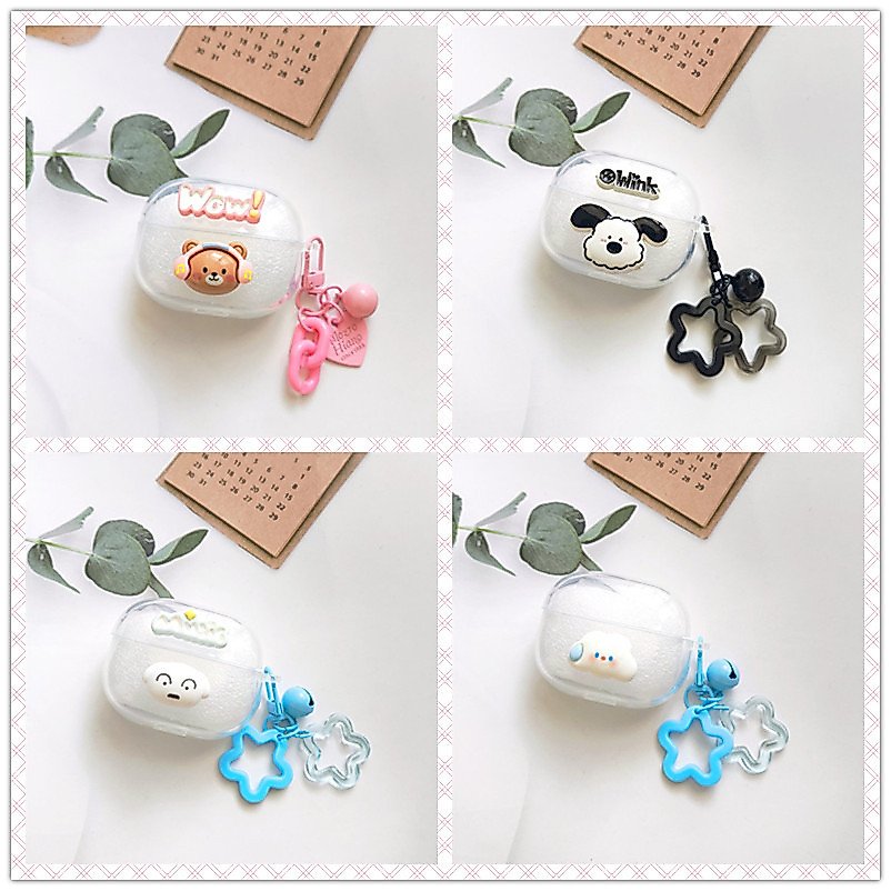 เคสใส TPU นุ่ม ลายการ์ตูนแมวน่ารัก สําหรับ Redmi Buds 8 Active, Buds 8 Lite, Buds 8 Pro, 6 Play, 6 A