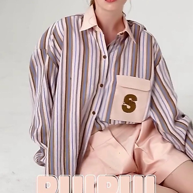 New เสื้อเชิ้ต รุ่น puipui แบรนด์ sarin