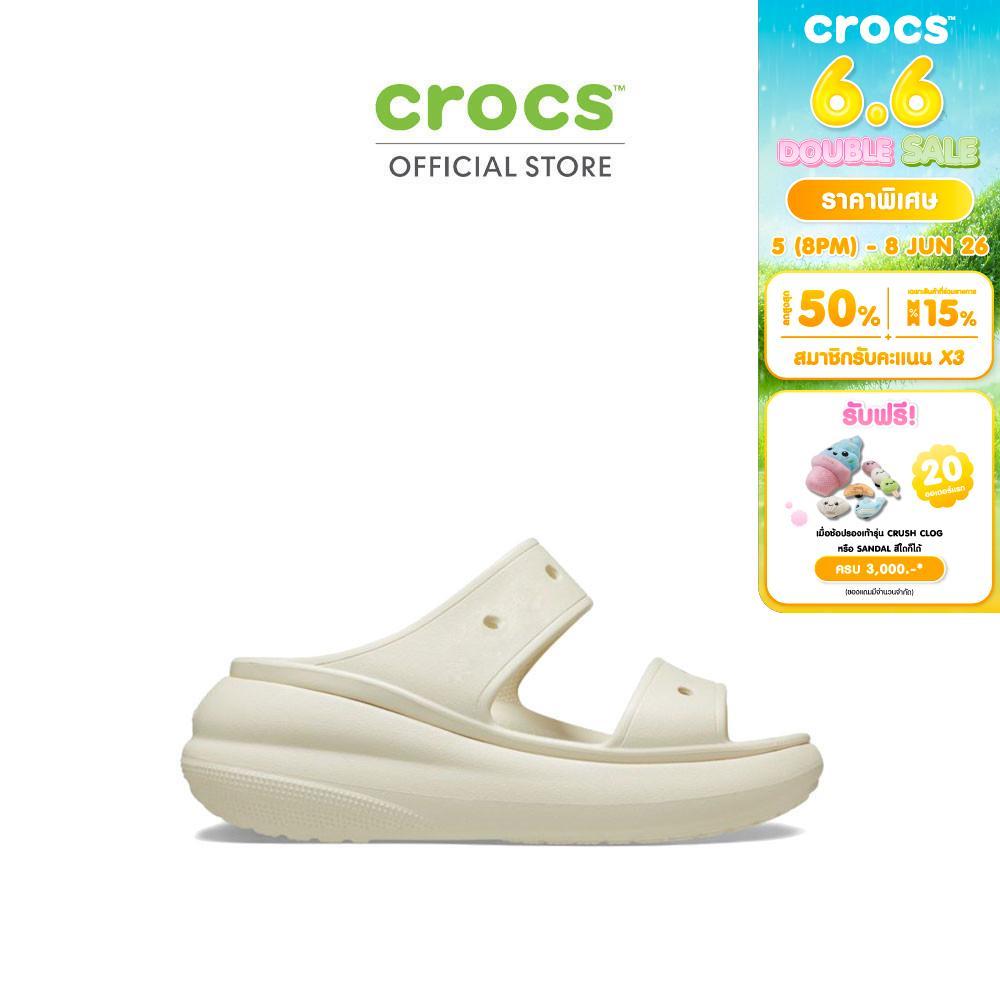 CROCS รองเท้าแตะผู้ใหญ่ CRUSH SANDAL รุ่น 2076702Y2 - BONE