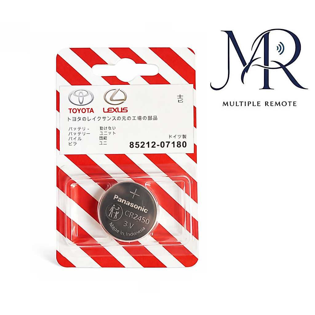 LITHIUM BATTERY CR 2450 สําหรับรีโมทรถยนต์ ( TOYOTA / LEXUS / BMW )