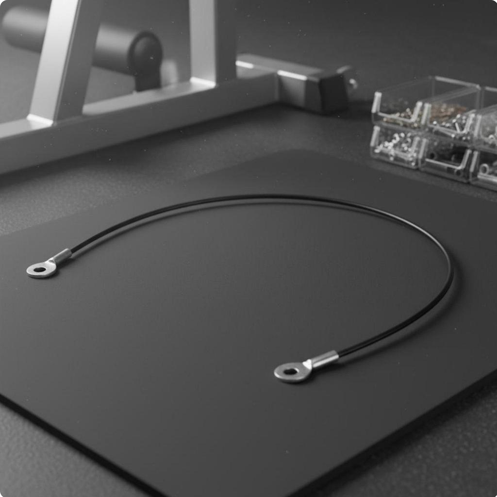 [beqowt] Fitness Machine Rope Secure Steel Drive Cable Replacement for Multifunctional Stepper Gym M