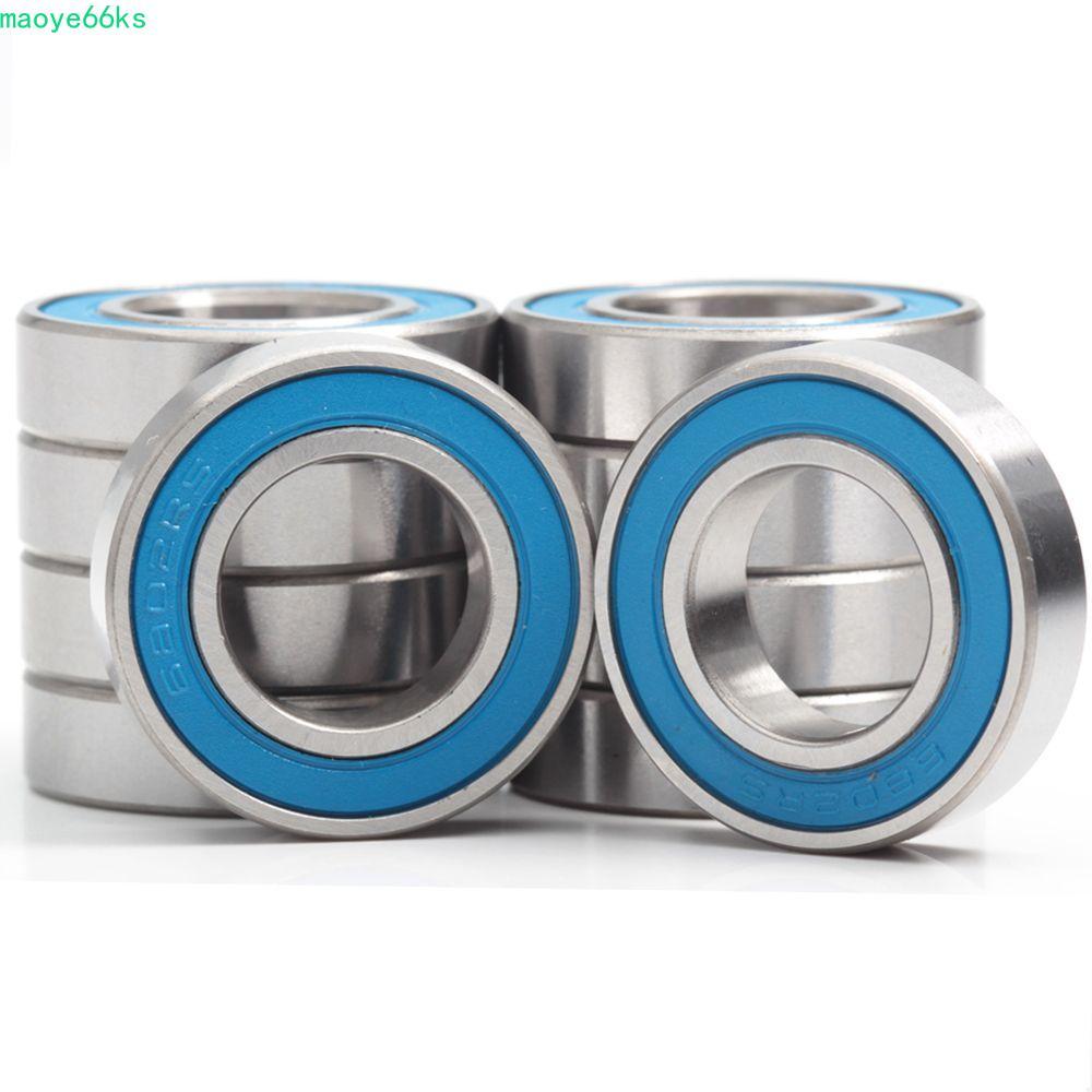 MAOYE 6802 VRS MAX แบริ่ง 4 PCS 15*24*5 มม.อะไหล่ซ่อม 6802 VRS Chrome Steel Full Balls Bearing