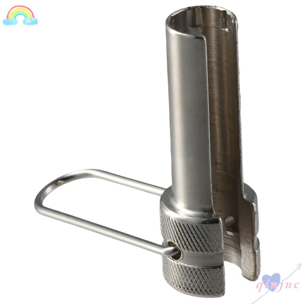 QINJUES F Connector, CATV พร้อม Knurled Knob Security Shield, ประแจเครื่องมือประแจสีเงินสําหรับ RG6 