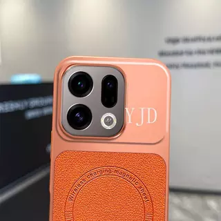 YJD สําหรับ OPPO ค้นหา X9S X9 Pro TPU รูปแบบผิวธรรมดาแม่เหล็กดึงดูด Anti-Drop เคสโทรศัพท์