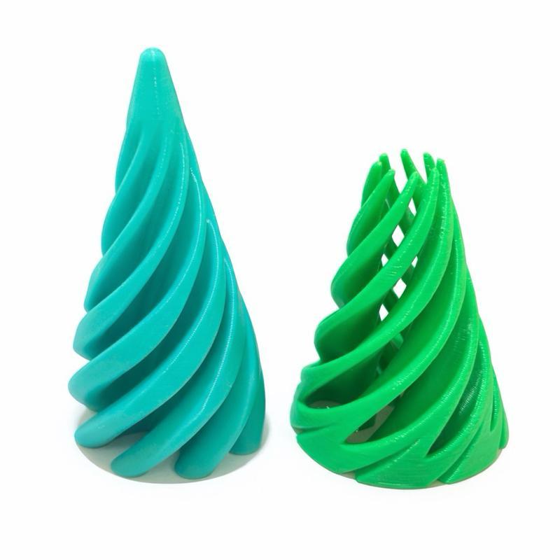 Alpha 3D Malls กรวยของเล่น Helix Spiral design ดีไซน์เกลียวสวย สะดุดตา ผลิตด้วยเทคโนโลยี 3D เป็นของแต่งโต๊ะหรือของสะสม