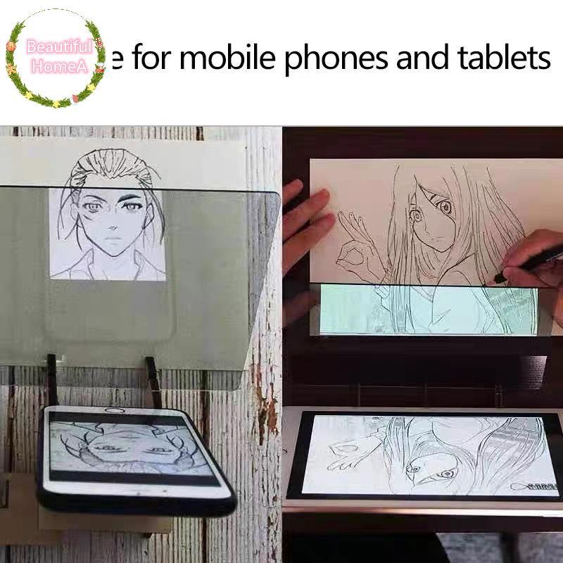 BHome Optical Clear Drawing Board, Portable Optical Tracing Board Image Draw Board Tracing Drawing P