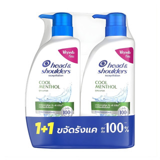 เฮดแอนด์โชว์เดอร์ แชมพูคูลเมนทอล HS Cool Menthol Shampoo 370ml. Pack2