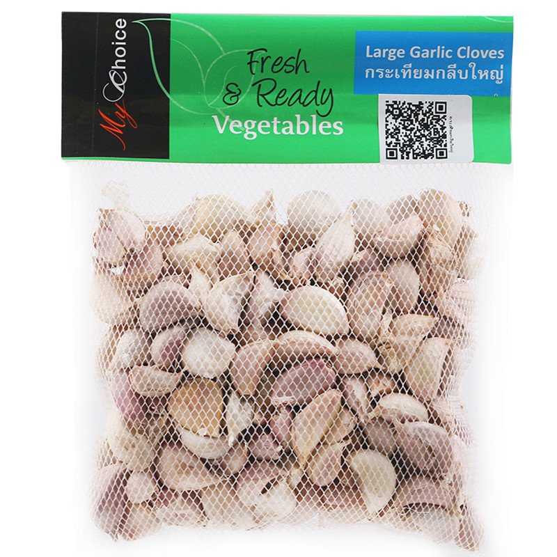 มายช้อยส์กระเทียมไทยกลีบใหญ่ 200กรัม My Choice Large Thai Garlic Cloves 200g. [หมายเลขบาร์โค้ด 8853474023202 ]