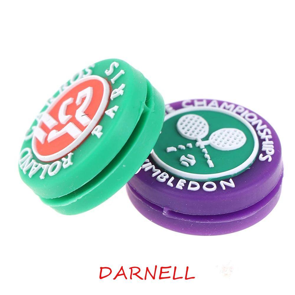 DARENEL ไม้เทนนิสเทนนิส Staff อุปกรณ์เทนนิส Strings Dampers Anti-vibration สําหรับ Racquetball เทนนิสของขวัญไม้เทนนิส Damper
