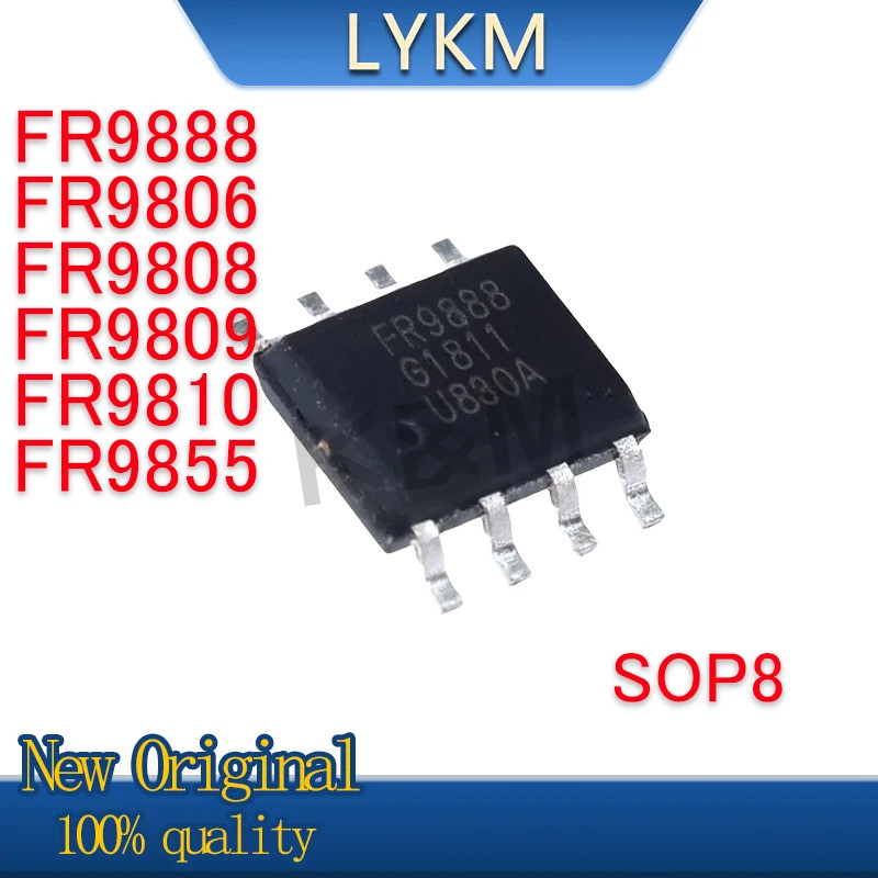 5/PCS ใหม่ FR9888 FR9806 FR9808 FR9809 FR9810 FR9855 SOP8 Liquid คริสตัลชิปในสต็อก Logic ICs