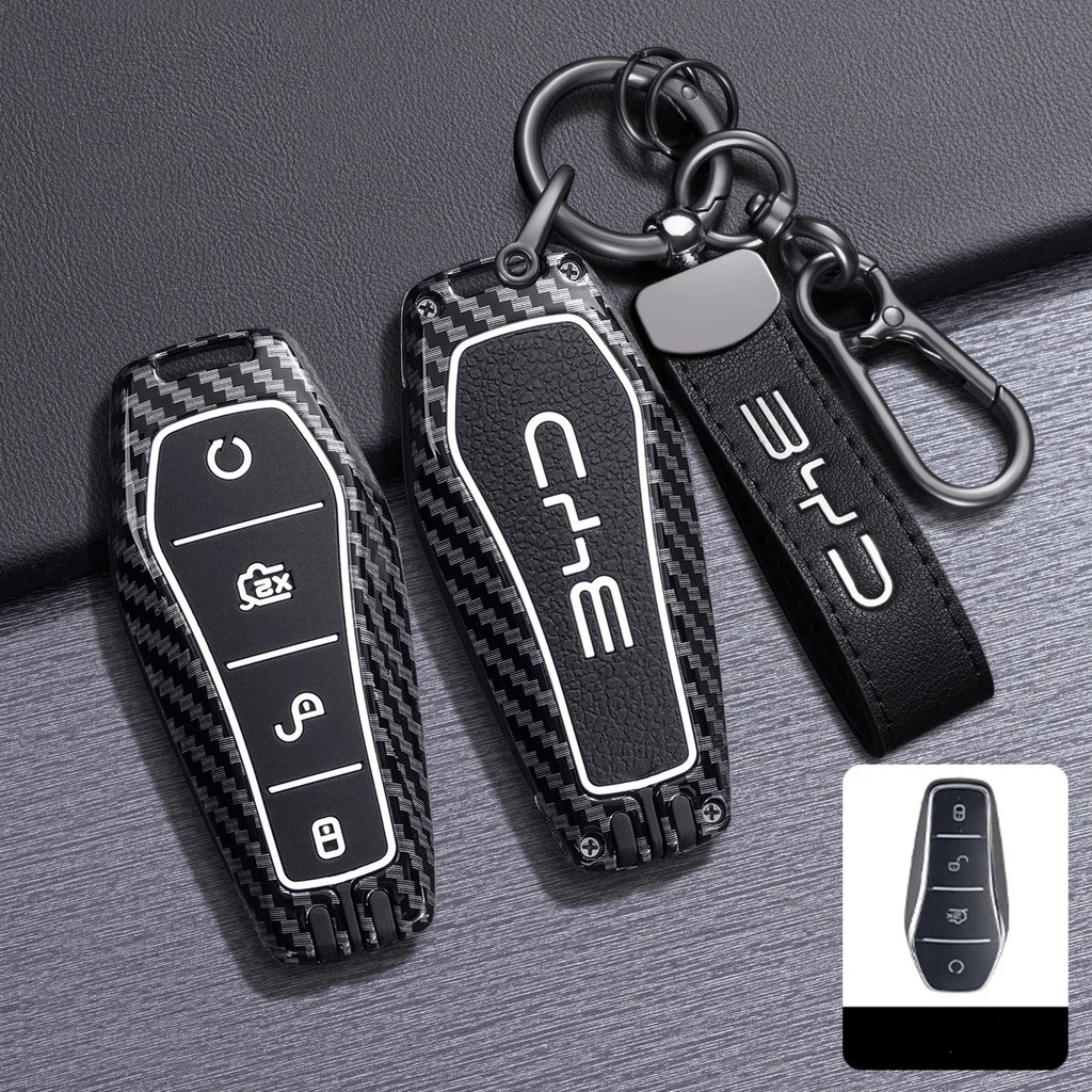 For BYD Sealion 6 Sealion 7 Atto 2 Atto 3 Atto1 M6 Dolphin  Shark 6 Han Tang เคสกุญแจรีโมท ฝาครอบกุญแจ