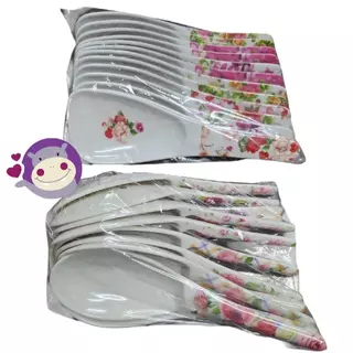 ทัพพี​เมลามีน​ (ยกโหล)​ 12 ชิ้น​ คละลาย​