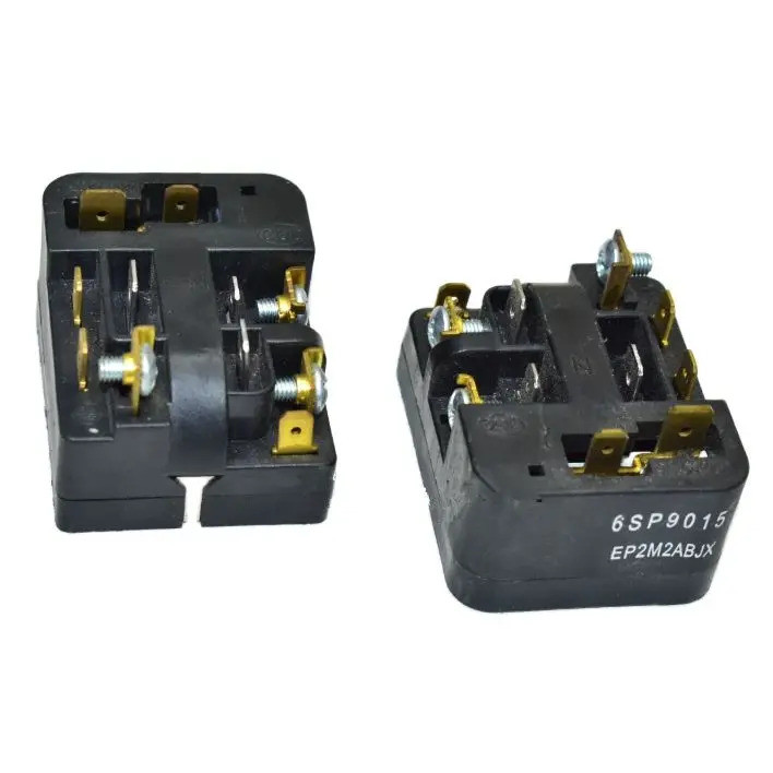 1pcs ใหม่สําหรับตู้เย็นอุปกรณ์ตู้แช่แข็ง PTC starter thermal protector รีเลย์ 6SP9009 6SP9087 6SP901