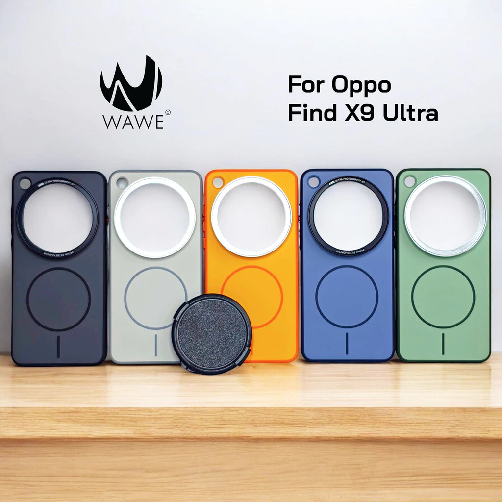 [ส่งจากกทม.] เคส Oppo Find X9 Ultra สำหรับ Filter Lens 67mm วัสดุ PC+TPU หลากสี พร้อมรองรับวงแม่เหล็ก **ไม่รวม Filter**