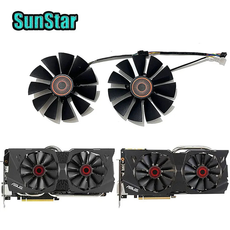 NEW FD10015H12S 5PIN 95MM 0.55A GTX 980 การ์ดพัดลมระบายความร้อน,สําหรับ ASUS GTX980 970 780 TI R9 38