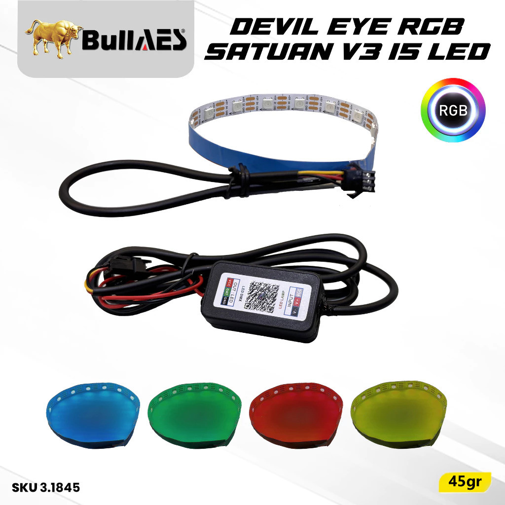 DEVIL EYE RGB V3 15 LED BULLAES SUPERBRIGHT