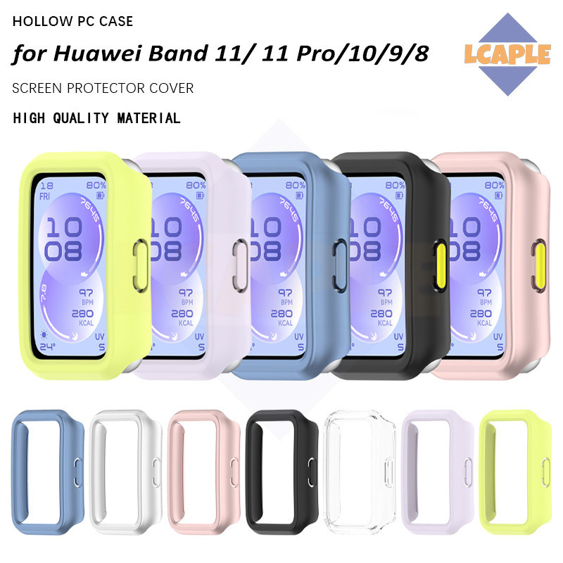 ปกคอมพิวเตอร์แข็งกล่องร่องสำหรับ for Huawei Band 11 11 Pro อุปกรณ์เสริมป้องกัน Gores สำหรับ Huawei Band 10 9 8 NFC