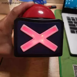 (niangbenaaa) 2023 เกมใหม่คําตอบ Buzzer ปุ่มปลุกพร้อมไฟเสียง Trivia Quiz Got Talent Buzzer ใหม่