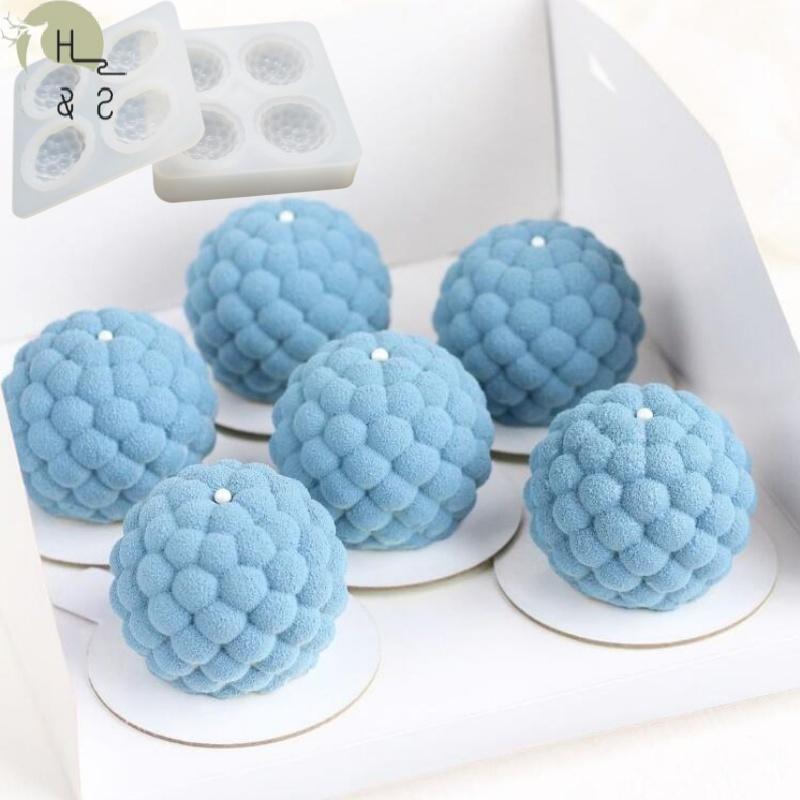 [H&S] Mousse Dessert Raspberry 3D Silicone Mold for DIY Baking Party and Event Treats {th}