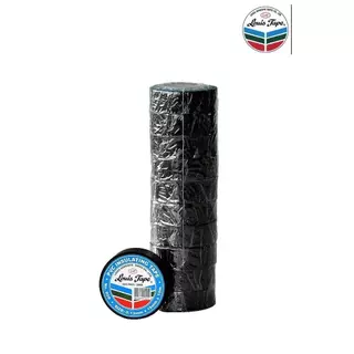 **ราคายกแถว 10 ม้วน** เทปพันสายไฟ Louis Tape กว้าง 19มม. ยาว 10เมตร ทนแรงดันไฟฟ้าได้ถึง 600 Volts bonus