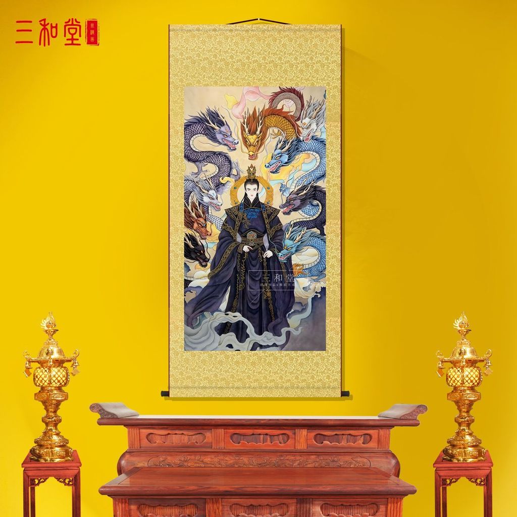 ภาพวาด Kowloon Dragon Immortal Black Dragon Real Body Kowloon Supreme Kowloon ภาพ Kowloon Order ห้อง