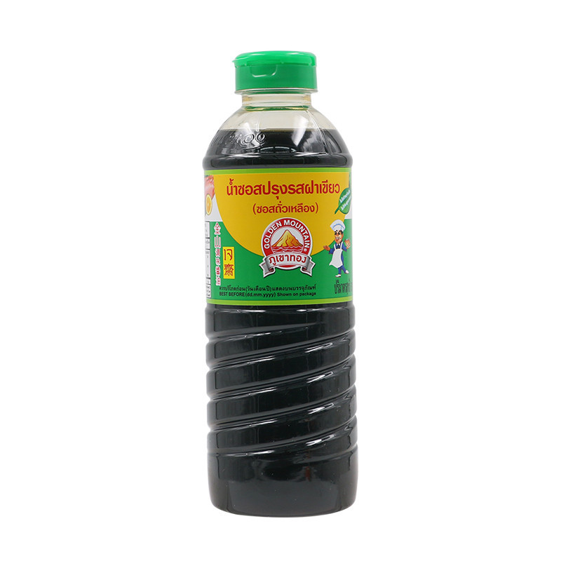ภูเขาทองซอสปรุงรสฝาเขียว 500มล. Golden Mountain Green Cap Seasoning Sauce 500ml. [หมายเลขบาร์โค้ด 8851954101266 ] ราคาถูก Shopee Lazada