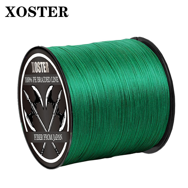 XOSTER สายเบ็ดถัก PE ยาว 500 เมตร X8 ลอยน้ํา สําหรับตกปลาทะเลน้ําเค็ม ลวดถัก 100% PE