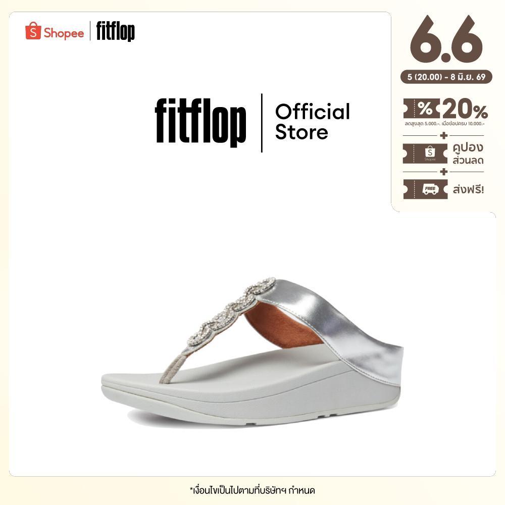 FITFLOP FINO รองเท้าแตะแบบหูหนีบผู้หญิง รุ่น CC6-011 สี Silver