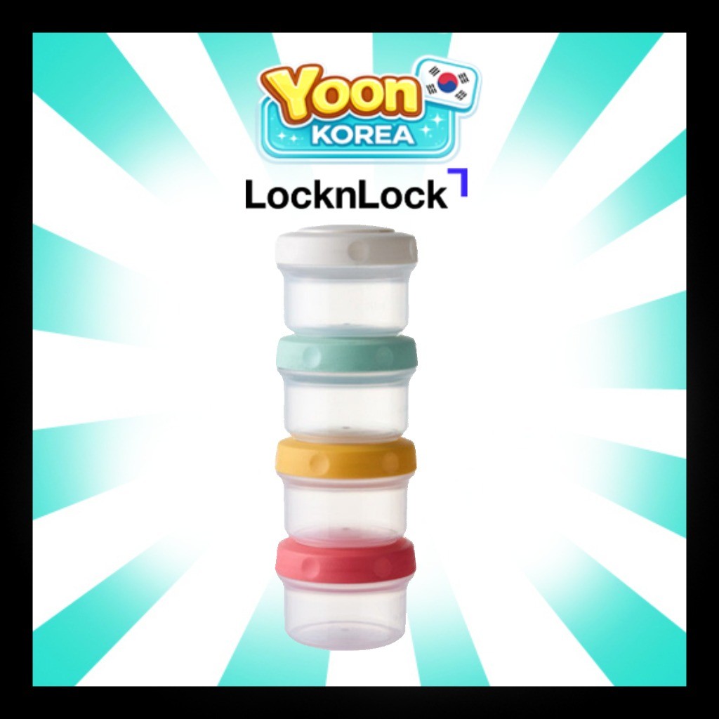 LocknLock ภาชนะใส่เครื่องปรุงขนาดเล็ก 80 มล. 4p Set Value Pack ผลิตภัณฑ์ดั้งเดิมแพ็คมูลค่า K-Food ขอ