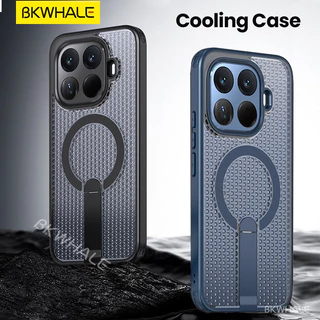 BKWHALE Coolingเคสโทรศัพท์แม่เหล็กสําหรับXiaomi Poco F8 Ultra F7 Ultra F8 Pro M8 M6 Pro X8 X7 Pro Max Xiaomi 17 15T 14T 17T Pro Max Anti Fallปกหลังปลอกนุ่ม