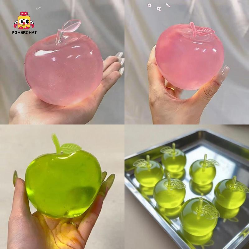 FG Smooth Texture บรรเทาความเครียดช้า Rebound Crystal Ball Ultra-Thin Soft Plasticity Squeeze ของเล่นสําหรับโต๊ะผ่อนคลายและสํานักงานของขวัญ HS